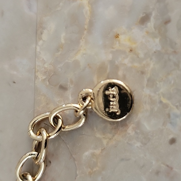 Jack Bella Daisy Collar Gold Tone Necklace with  Rhinestones - Picture 3 of 5